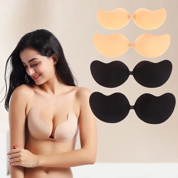 1 шт. Силиконовые наклейки Mango на грудь, поднимающий бюстгальтер телесного цвета, самоклеящийся бюстгальтер телесного цвета, невидимый чехол для бюстгальтера, сексуальный бюстгальтер без бретелек