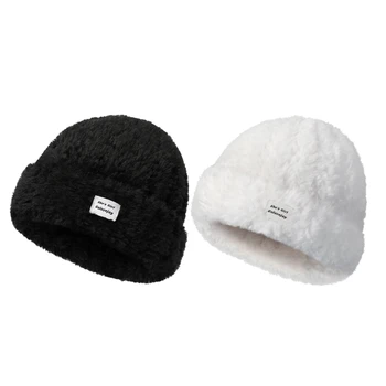 11UE Зимняя шапка для бега, кепка с черепом, спортивная плюшевая вязаная шапка, повседневная кепка, кепка-бини в холодную погоду для женщин и мужчин