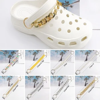 1ШТ Новые модные подвески-цепочки с крокодилами, аксессуары для обуви, подарки со съемной пряжкой для обуви, бесплатная доставка, доступно оптом