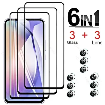 Закаленное Стекло Для Samsung Galaxy A54 A34 A14 A04 A04S A04E 4G 5G Защитная Пленка для объектива Камеры Samsung A 54 34 14 Glass
