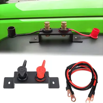 Комплект для перемещения Аккумуляторных Клемм UTV Car Slingshot Battery Jump Post, Дистанционной Зарядки Аккумулятора и Перемычек для UTV ATV Can-Am X3 C