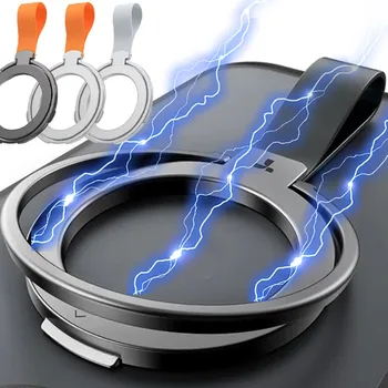 Магнитное Кольцо Держатель Телефона Подставка для Поддержки Беспроводной Зарядки Magsafe Магнит для Мобильного Телефона Подставки для Apple iPhone 15 Pro Max