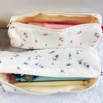 Многофункциональная сумка для хранения канцелярских принадлежностей из полиэстера и хлопка для девочек, настольный органайзер для ежедневного использования в классе