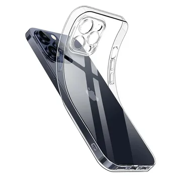 Мягкий силиконовый прозрачный чехол для телефона iPhone 15 Pro Max 15 Pro 15 Plus 15 TPU Прозрачный чехол