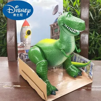 Новая фигурка Disney Toy Story 4 Рекс, Зеленый динозавр, куклы-фигурки из ПВХ, ноги могут двигаться, коллекция детских игрушек Gif