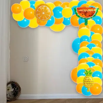 Оранжевый набор для гирлянды из воздушных шаров 