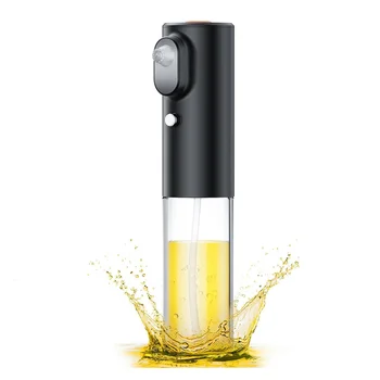 Распылитель масла для приготовления пищи - Электрический распылитель оливкового масла - Стеклянный распылитель масла объемом 200 мл - Портативный дозатор масла для мелкодисперсного тумана