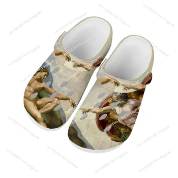 Создание Adam Home Clog Мужские Женские молодежные сандалии для мальчиков и девочек Садовая обувь на заказ Дышащая обувь Пляжные тапочки с отверстиями