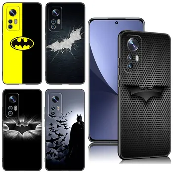 Чехол для телефона B-Batmans Hero Для Xiaomi Mi 9 SE 8 10 10T 11 12 13 Lite 9T 11T 12S 12T 13T Pro 5G 11i 12X Черный Силиконовый Чехол