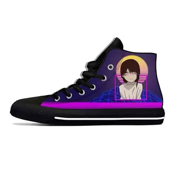 Эксперименты с сериалами аниме и манги Lain Iwakura Rein Повседневная обувь Легкая обувь с высоким берцем Дышащие мужские И женские Модные кроссовки